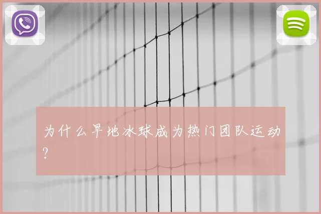 为什么旱地冰球成为热门团队运动？