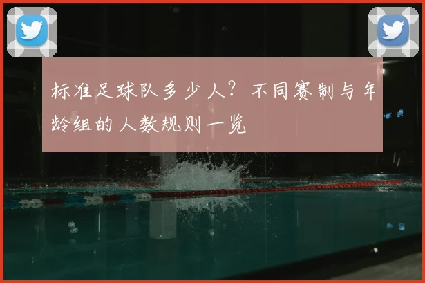 标准足球队多少人？不同赛制与年龄组的人数规则一览